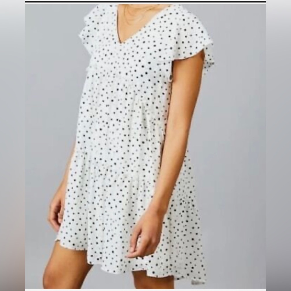 Altar’d State Polka Dot High Low Baby Doll Dress
